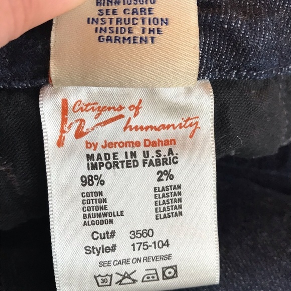 Y2K Citizens of Humanity Faye Low Rise Wide Leg Flare Jeans Womens Size 29 - Picture 9 of 10